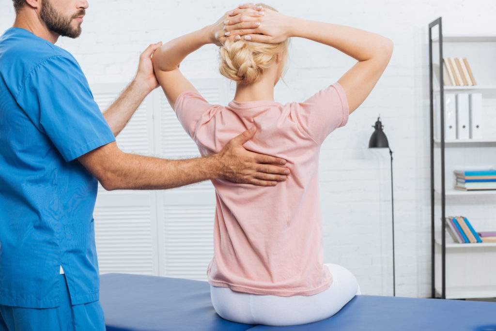 Upper back Chiropractic Treatment image